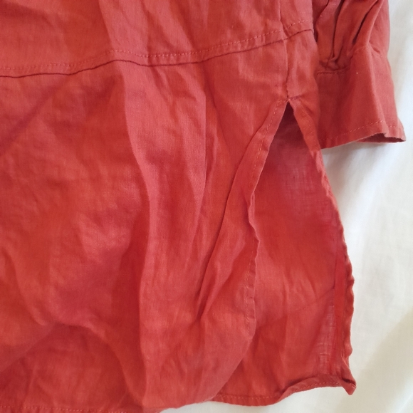 ● TAHARI | 100% Linen tunic blouse 1x - Picture 6 of 16